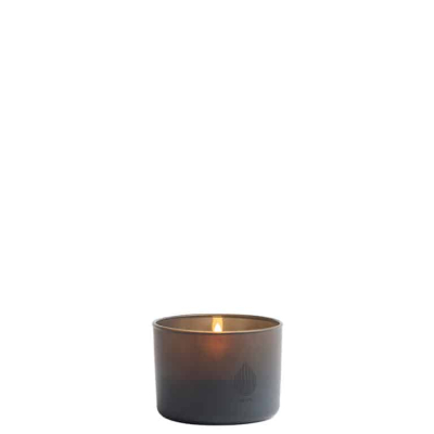 Uyuni Glass Candle Grey 8,2x6 cm